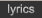lyrics